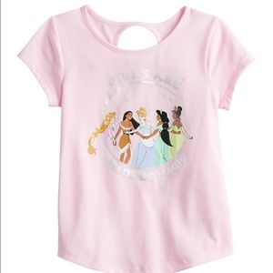 * 4/$20 Girls Disney princess t shirt